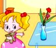 桌上一瓶花