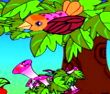小鸟和牵牛花
