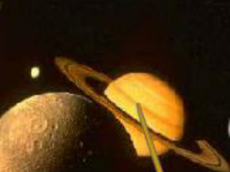 土星美丽的草帽