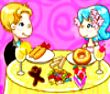 快乐夫妻享受美食