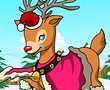 打扮圣诞驯鹿