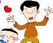 小男孩一家人