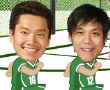 四帅男赛跑