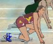 水中赛跑