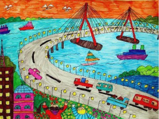 城市水彩画图集