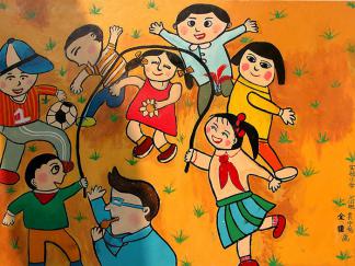 儿童节的水彩画图集2