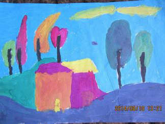 小房子水彩画图集6