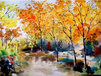 风景的水彩画图集4