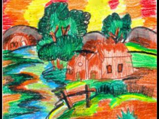 小房子水彩画图集2