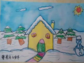 小房子水彩画图集1