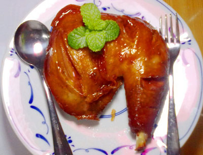 美味柚香烤鸡腿排自己做，味道不输正规西餐
