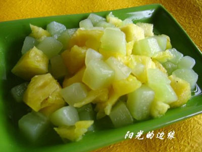 菠萝莴笋，简单清爽的法式小菜