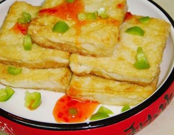 泰式辣酱豆腐，怎么煎豆腐不会碎