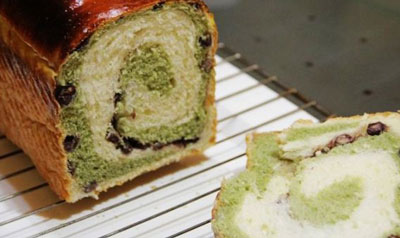 抹茶红豆土司的做法及配方，抹茶红豆土司怎