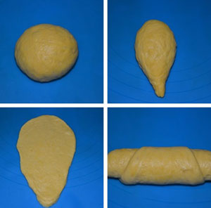 图解南瓜面包的详细制作过程，用面包机的南瓜面包图片4