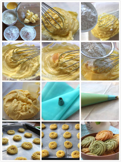 经典香酥曲奇的做法图解,香酥好吃的曲奇怎么做图片2 经典香酥曲奇的做法图解,香酥好吃的曲奇怎么做图片2