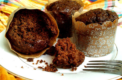 用麦芬预拌粉做巧克力麦芬异常简单