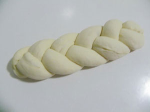椰蓉辫子面包的做法，图解怎么做辫子面包图片5