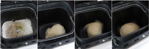 柏翠面包机试做欧式朗姆酒葡萄干面包图片2