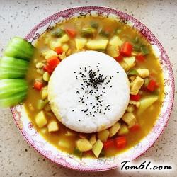 咖喱鸡肉饭的做法3