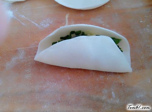 【韭菜鸡蛋馅饺子】
