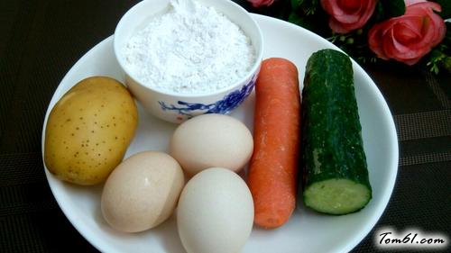 【三丝蛋米卷】