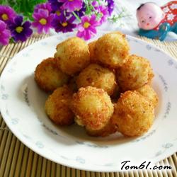 炸土豆球的做法
