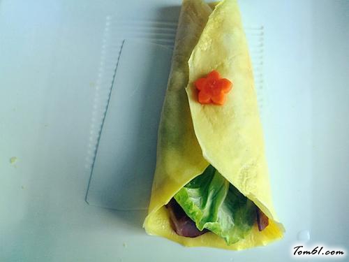 【培根鸡蛋饼】