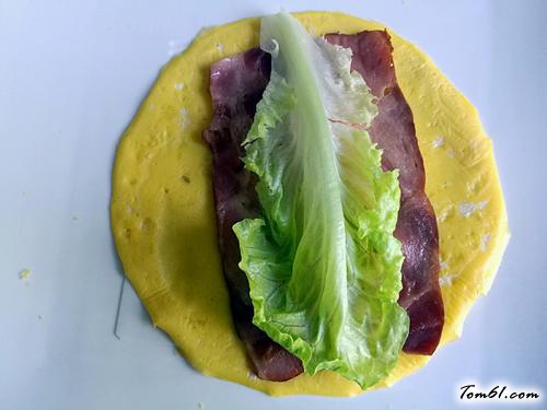 【培根鸡蛋饼】