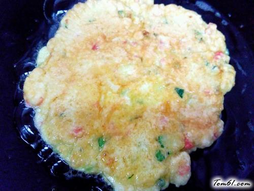 【黄瓜火腿蛋饼】