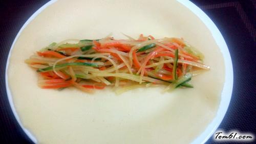 【三丝蛋米卷】