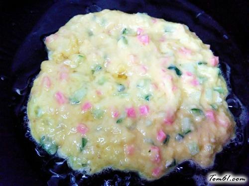 【黄瓜火腿蛋饼】