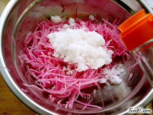 【酸甜心里美萝卜丝】