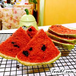 西瓜吐司的做法