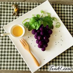 蜂蜜紫薯小葡萄的做法