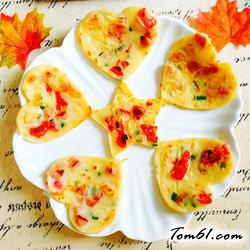 爱心圣女果煎饼的做法