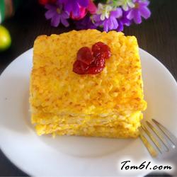 米饭鸡蛋饼的做法