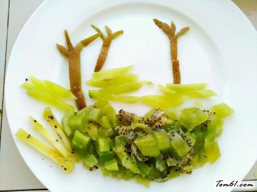 【趣味童话水果拼盘。】