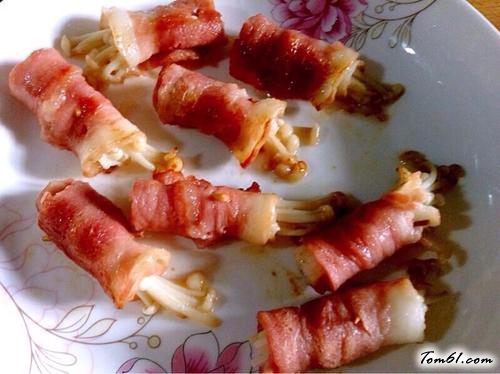 【金针菇培根卷】