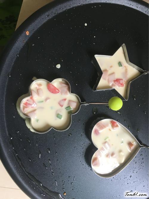 【爱心圣女果煎饼】