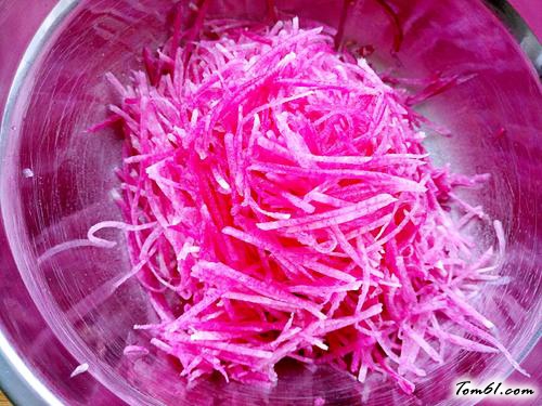 【酸甜心里美萝卜丝】