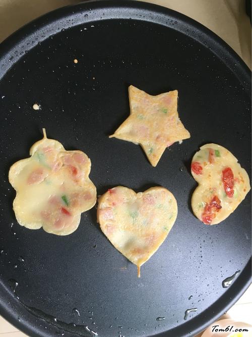 【爱心圣女果煎饼】