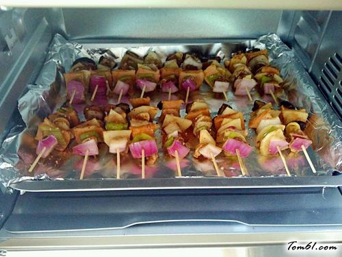 【时蔬烤肉串】