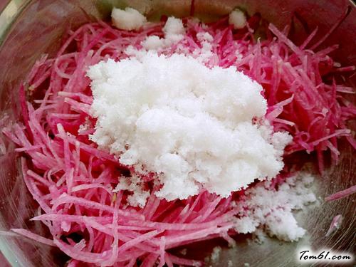 【酸甜心里美萝卜丝】