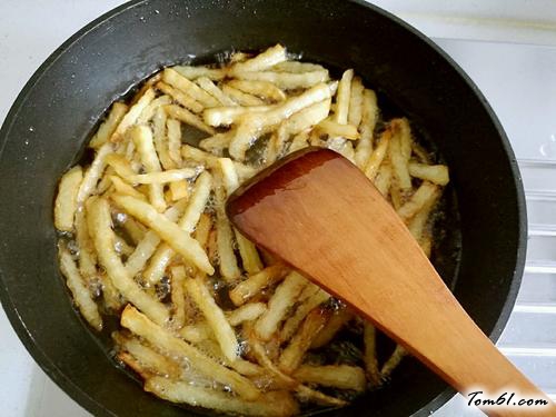 【自制炸薯条】