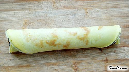 【豆沙鸡蛋卷】