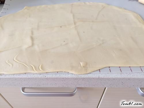 【红豆沙馅酥饼】