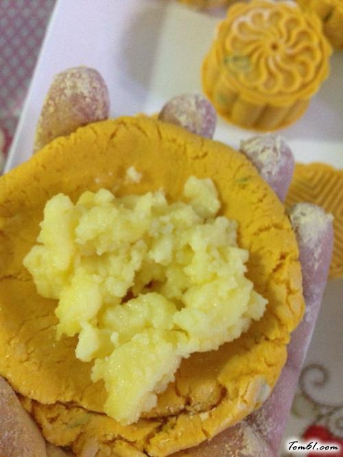 【南瓜奶黄点心】