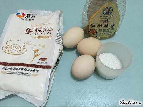 【蜂蜜无水蛋糕】