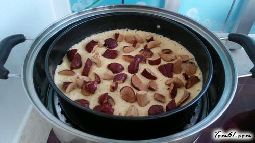 【混合面红枣发糕】